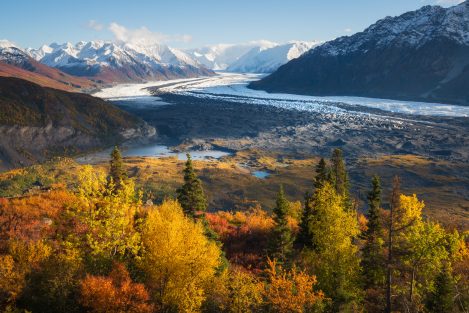 Autumn At Matanuska Glacier