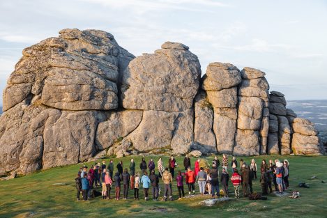 Fern Leigh Albert, Circle Of Protest Haytor, 2023 (dartmoor, Ramm, Exeter, 2024) © Fern Leigh Albert