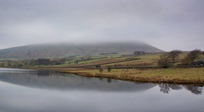 2 Hazy Pendle Reflections