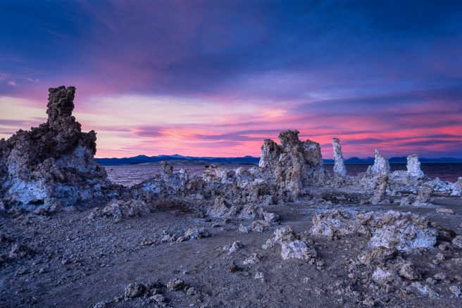 Storm Clouds At Dusk, Mono Lake