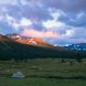 Last Light On Mount Gibbs, Yosemite National Park