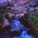 Cascades Beneath Picture Peak, Sabrina Basin, Inyo National Fore